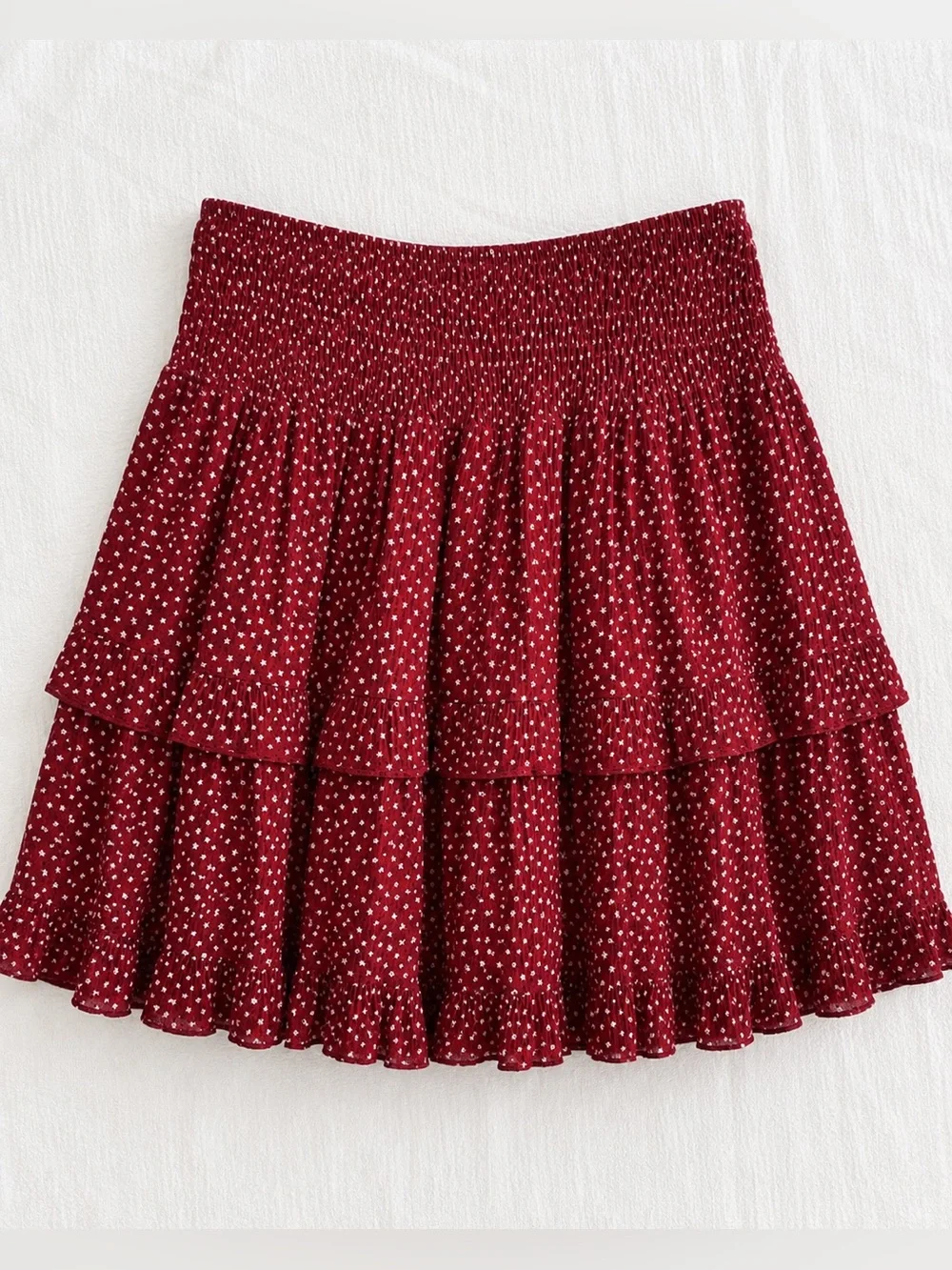 LA HEARTS Polka Dot Ruffle Skirt M - Picture 2 of 11